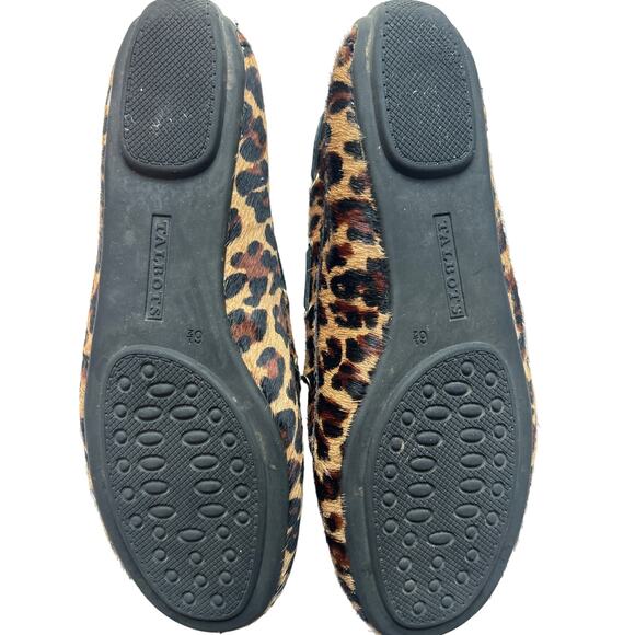 Talbots Leopard Print Fur Loafers Flats Women's Size 6.5 - Picture 5 of 7